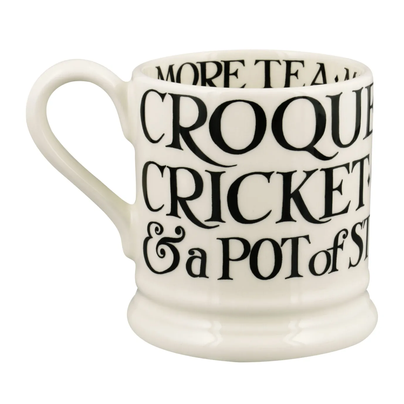 Black Toast Cream Tea 1/2 Pint Mug