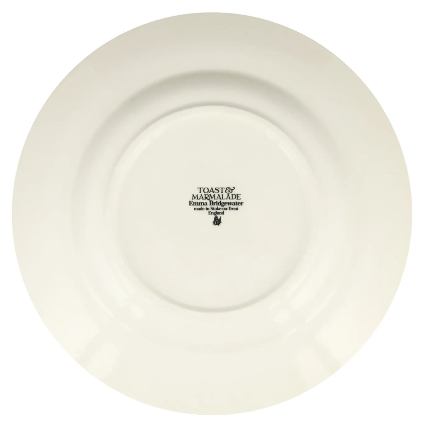 Black Toast Fish & Chips 10 1/2 inch Plate