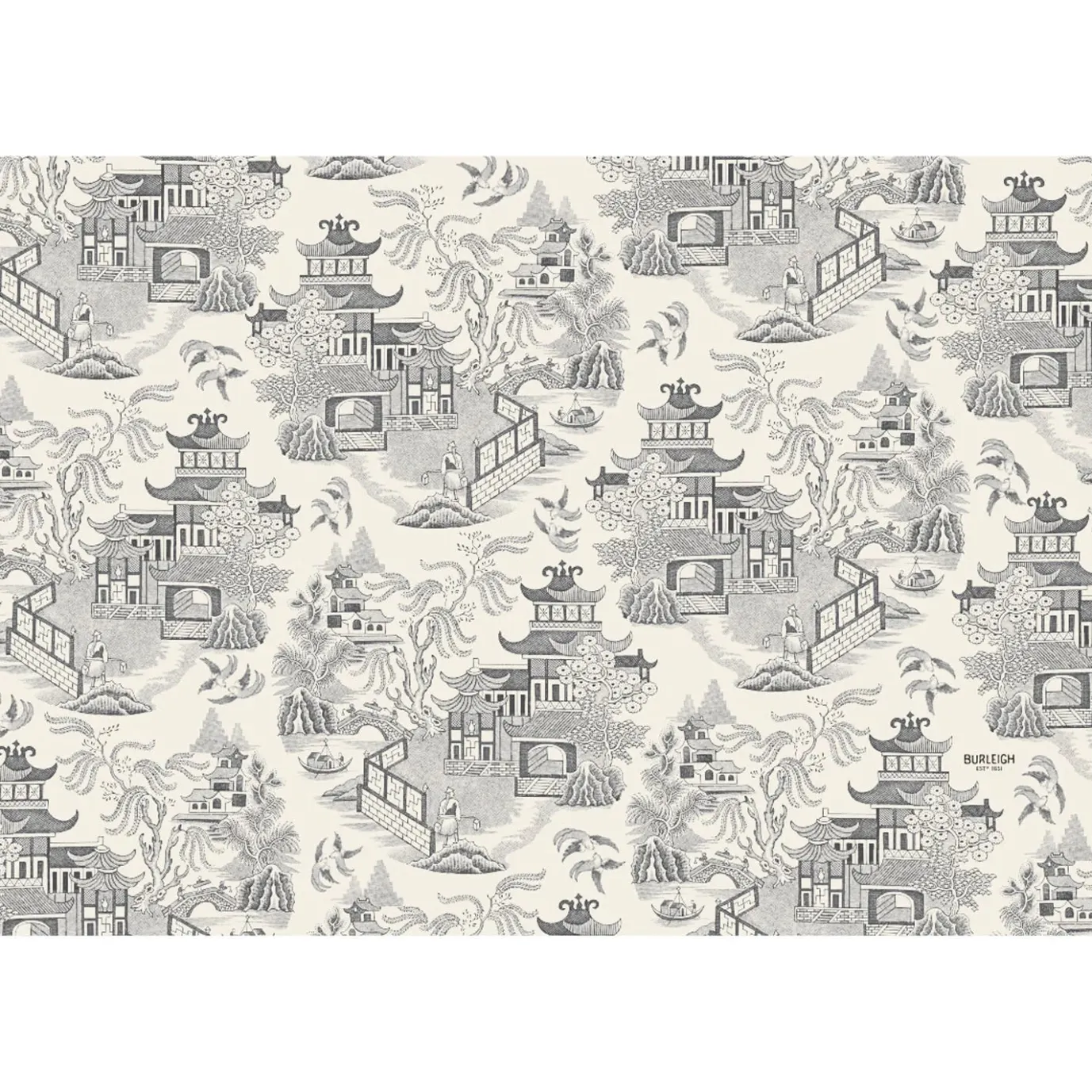 Black Willow Pad of 18 Paper Placemats