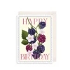 Blackberries Birthday Greeting Card