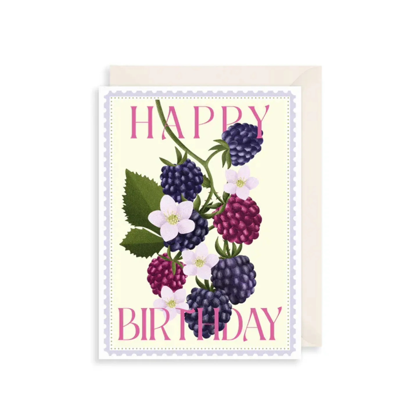 Blackberries Birthday Greeting Card