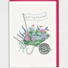 Blooming Wonderful Wheelbarrow Mother's Day Card