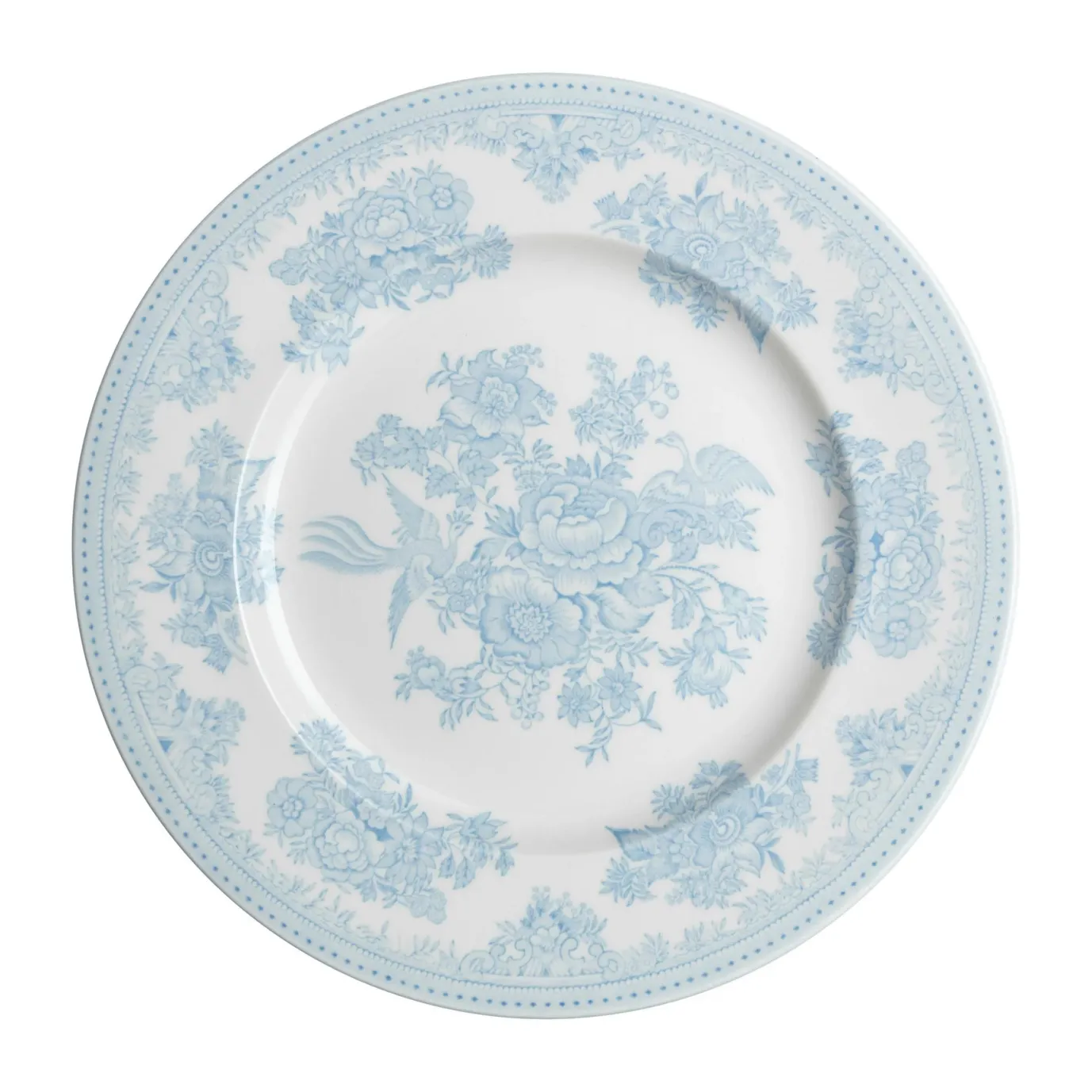Blue Asiatic Pheasant Dinner Plate 10 in.