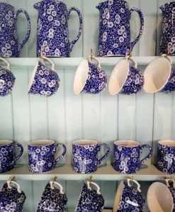 Blue Calico Large Tankard Jug