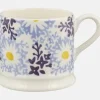 Blue Daisy Fields Small Mug