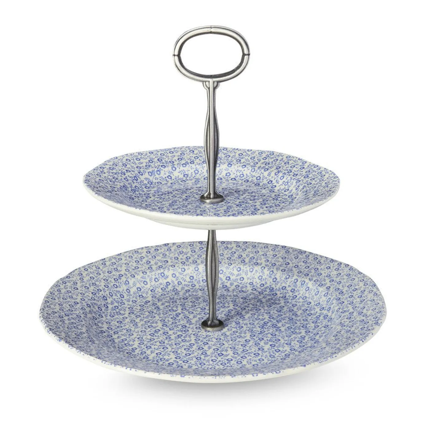 Blue Felicity 2 Tier Cake Stand