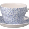 Blue Felicity Breakfast Cup and Saucer