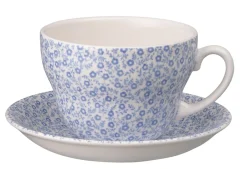 Blue Felicity Breakfast Cup and Saucer