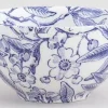 Blue Prunus Small Sugar Bowl - 3.75in/9.5cm