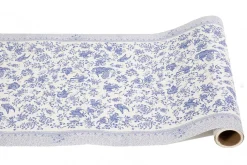 Blue Regal Peacock Pad Paper Table Runner