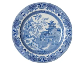 Blue Willow Dinner Plate 10 1/2 in