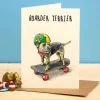 Boarder Terrier Greetings Card