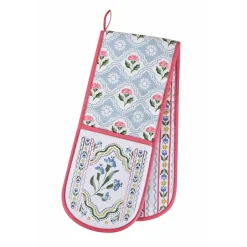 Boho Floral Double Oven Glove