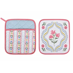 Boho Floral Pot Mitt