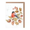 'Bold and Beautiful' Bullfinch Greetings Card