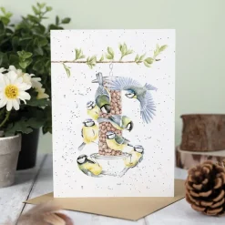 'Bon Appetit' Bluetit Greetings Card