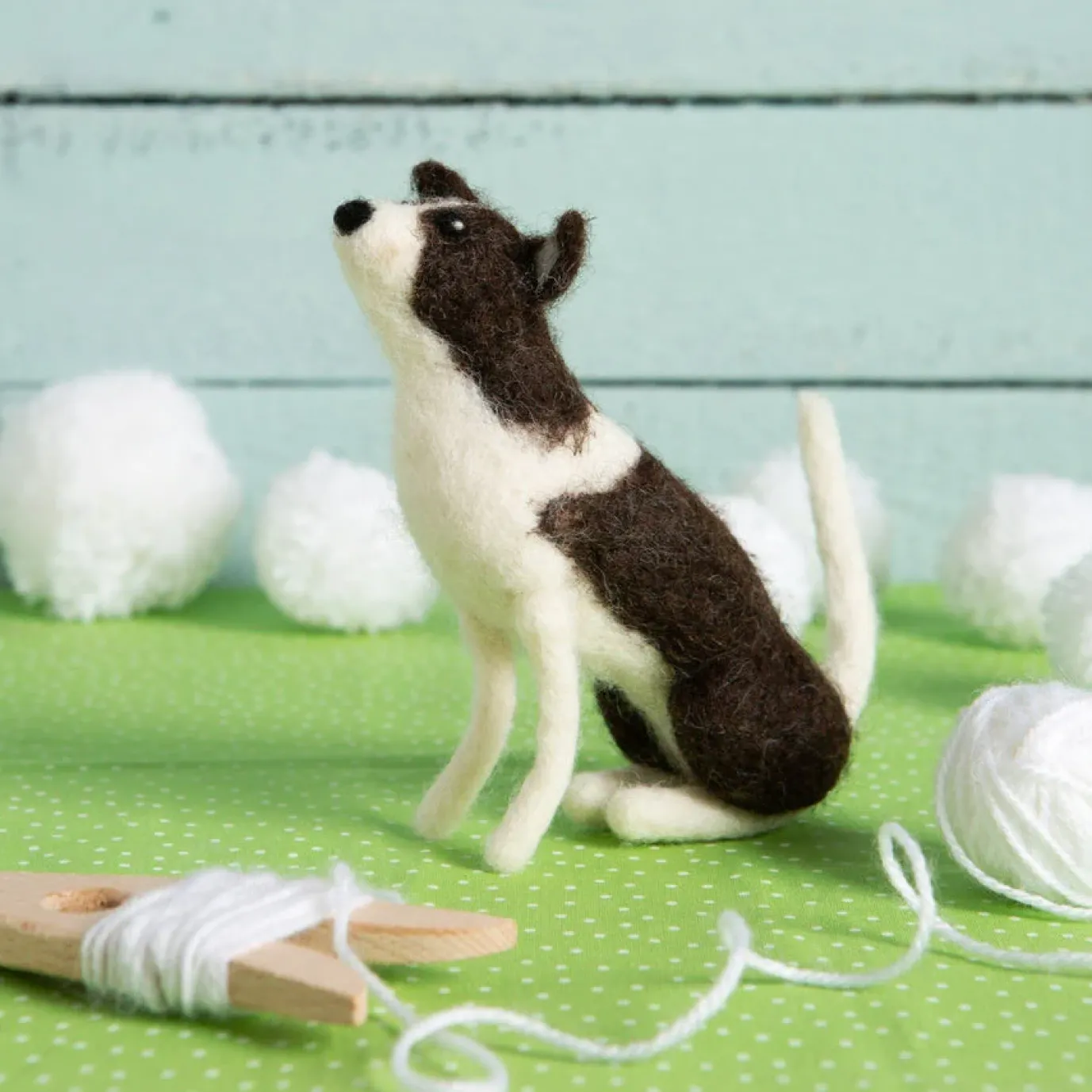 Border Collie Needle Felting Kit