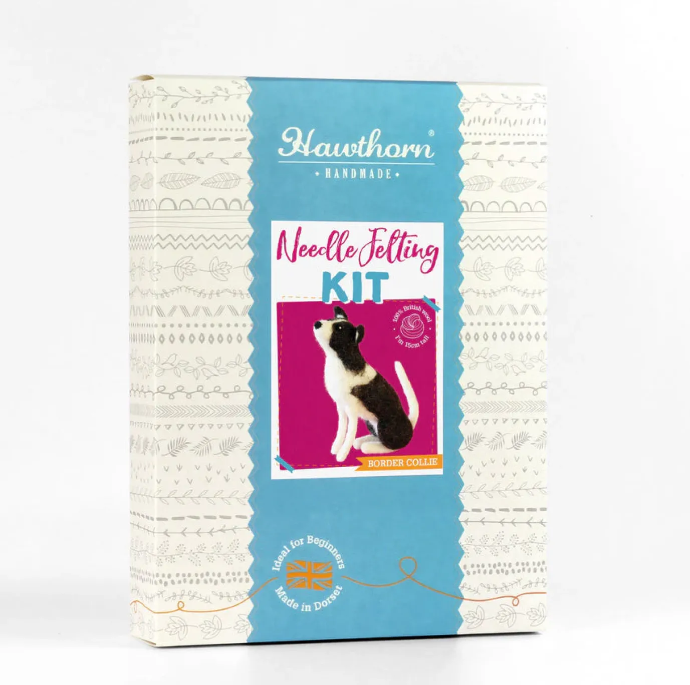 Border Collie Needle Felting Kit