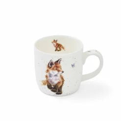 'Born to be Wild' Fox Small Bone China Mug (11oz)