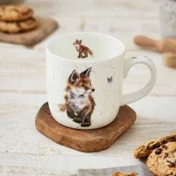 'Born to be Wild' Fox Small Bone China Mug (11oz)