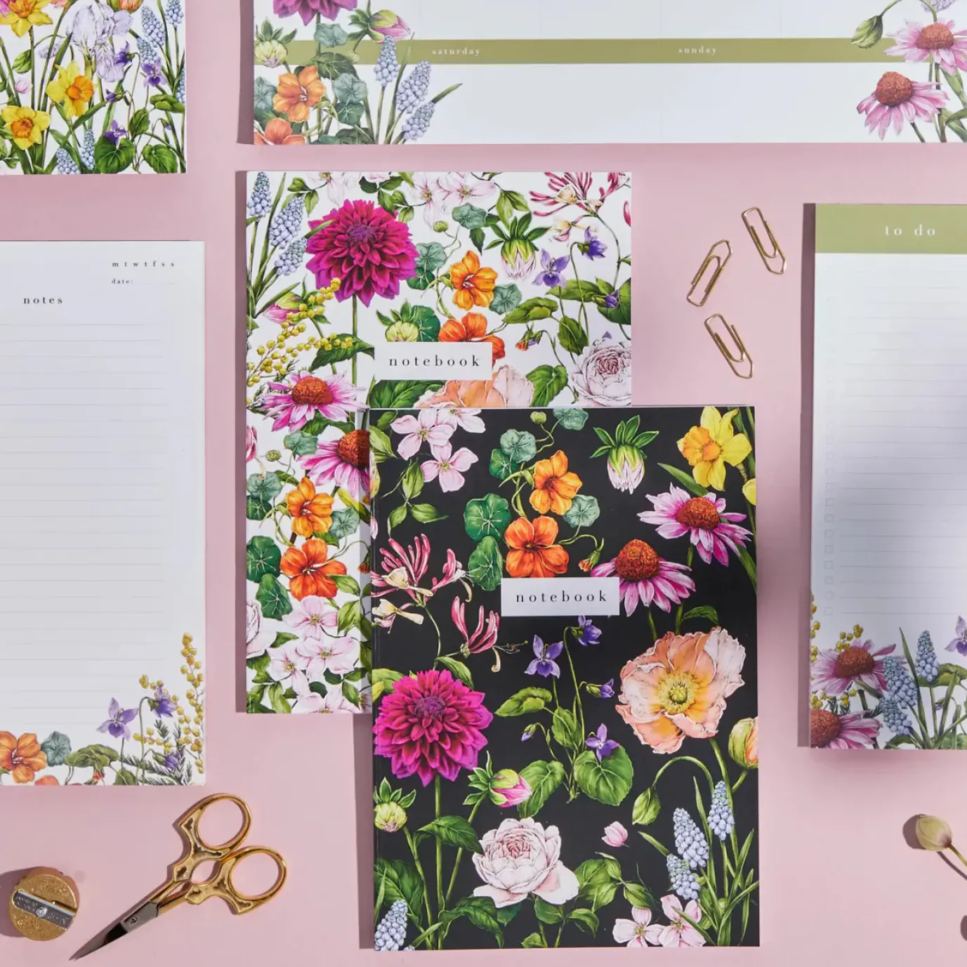 Bountiful Blooms - Set of 2 A5 Notebooks