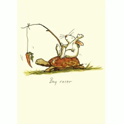 Boy Racer Greetings Card