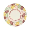 Bright Easter Eggs Hot Cross Buns 8 1/2 Inch Plate