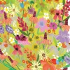 Bright Flowers, Birthday Laser Greeting Card