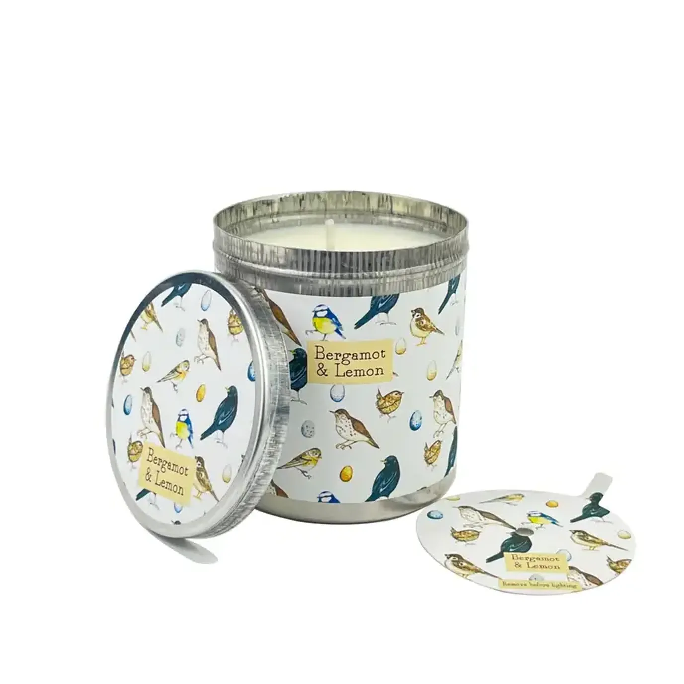 British Birds- Bergamot & Lemon Candle Tin