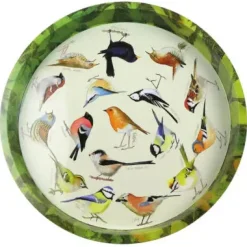 British Birds Round Tin Tray