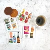 British Store Cupboard Coaster Set by Corinne Alexander