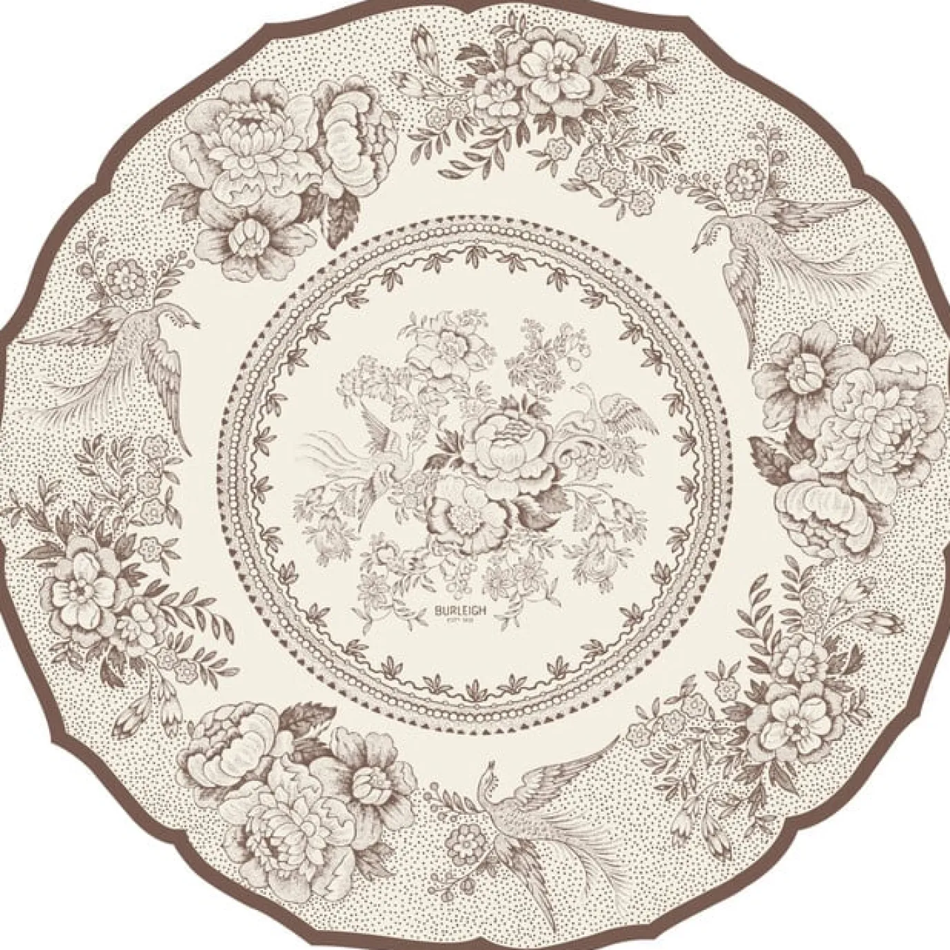 Brown Asiatic Pheasants 12 Paper Placemats