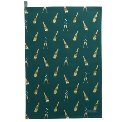 Bubbles & Fizz Tea Towel