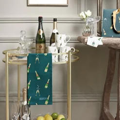 Bubbles & Fizz Tea Towel