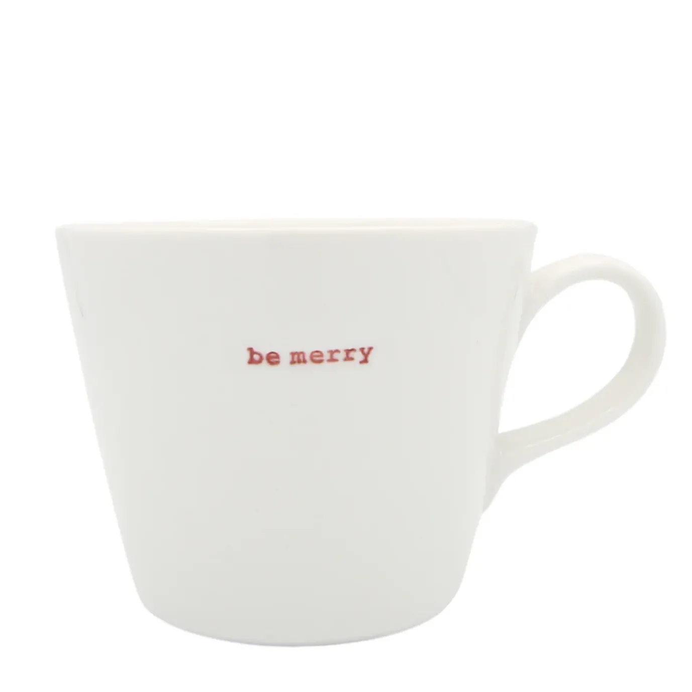 Bucket Mug - be merry