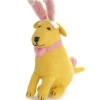 Bunny Earred Sitting Yellow Labrador Felt Decoration