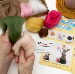Bunny Needle Felting Kit