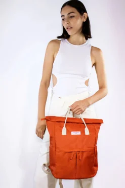 Burnt Orange Hackney Medium Backpack