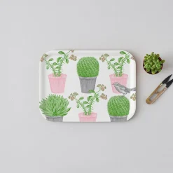 Cactus & Bird Small Tray