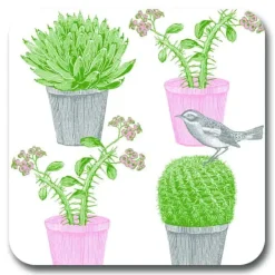 Cactus and Bird Pot Stand