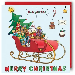 Can you find? Puzzle Christmas Card
