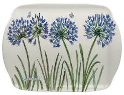 Caroline Cleave Agapanthus Melamine Scatter Tray