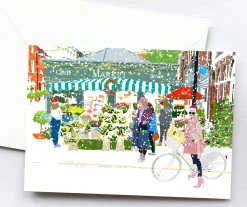 Castle Street Flowers Christmas Card