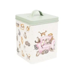 Cat Treat Square Tin