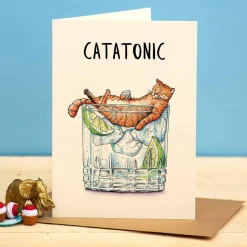 Catatonic Greetings Card