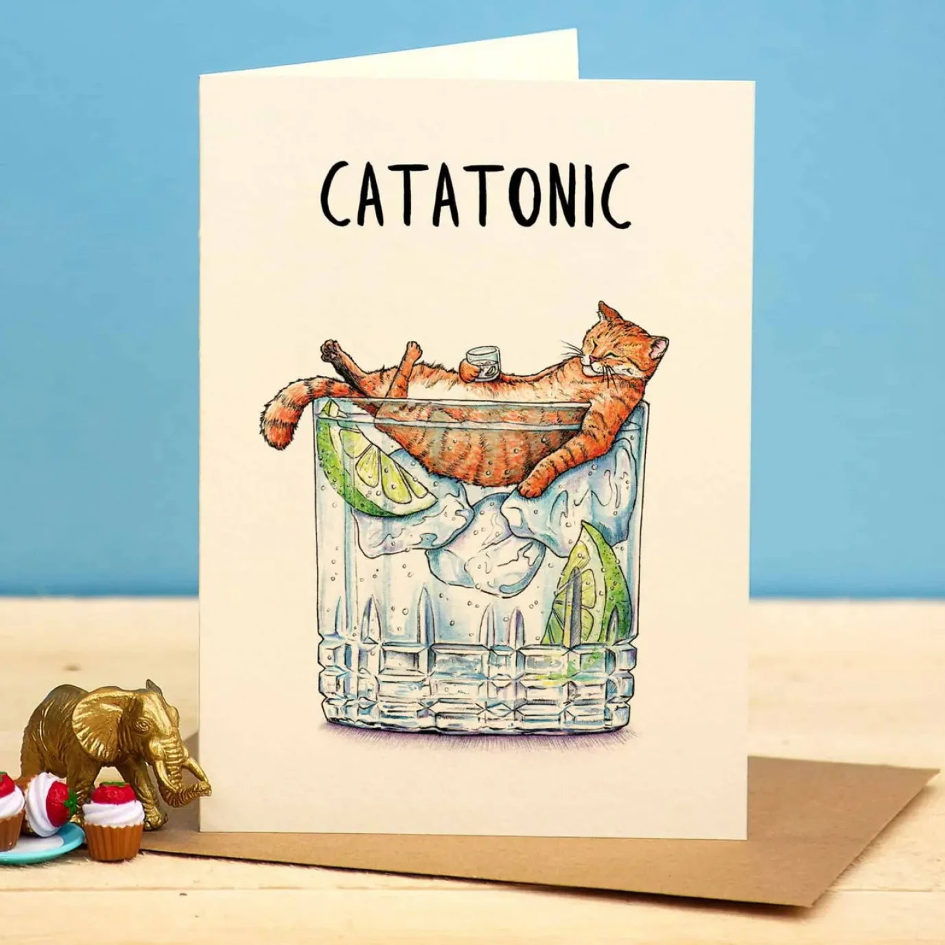 Catatonic Greetings Card
