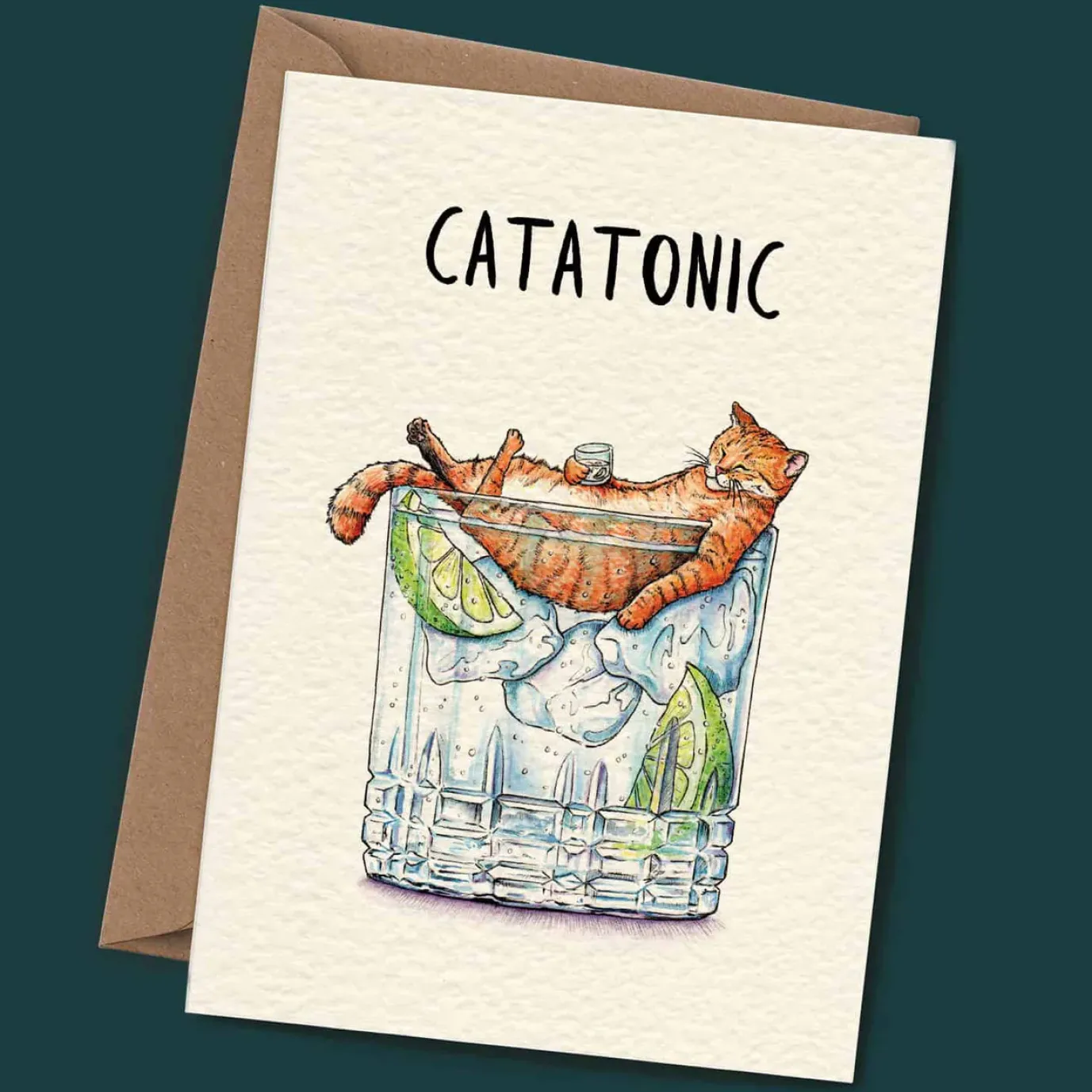 Catatonic Greetings Card