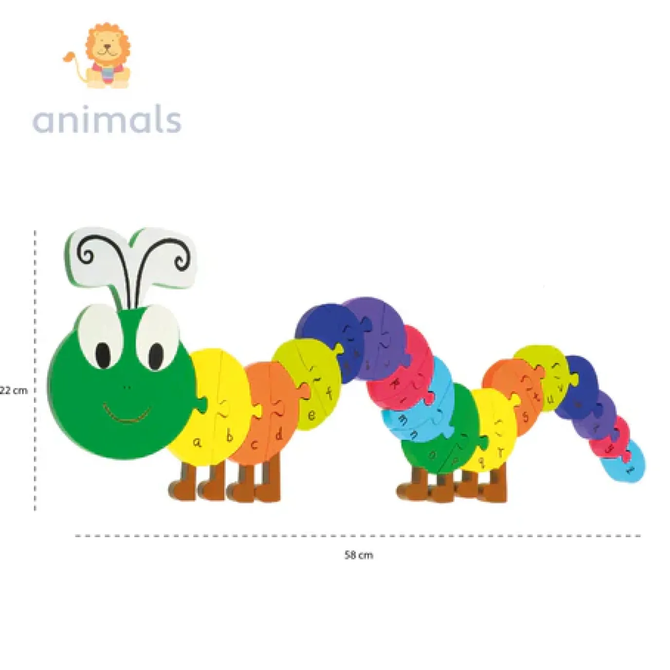 Caterpillar Alphabet Wooden Puzzle