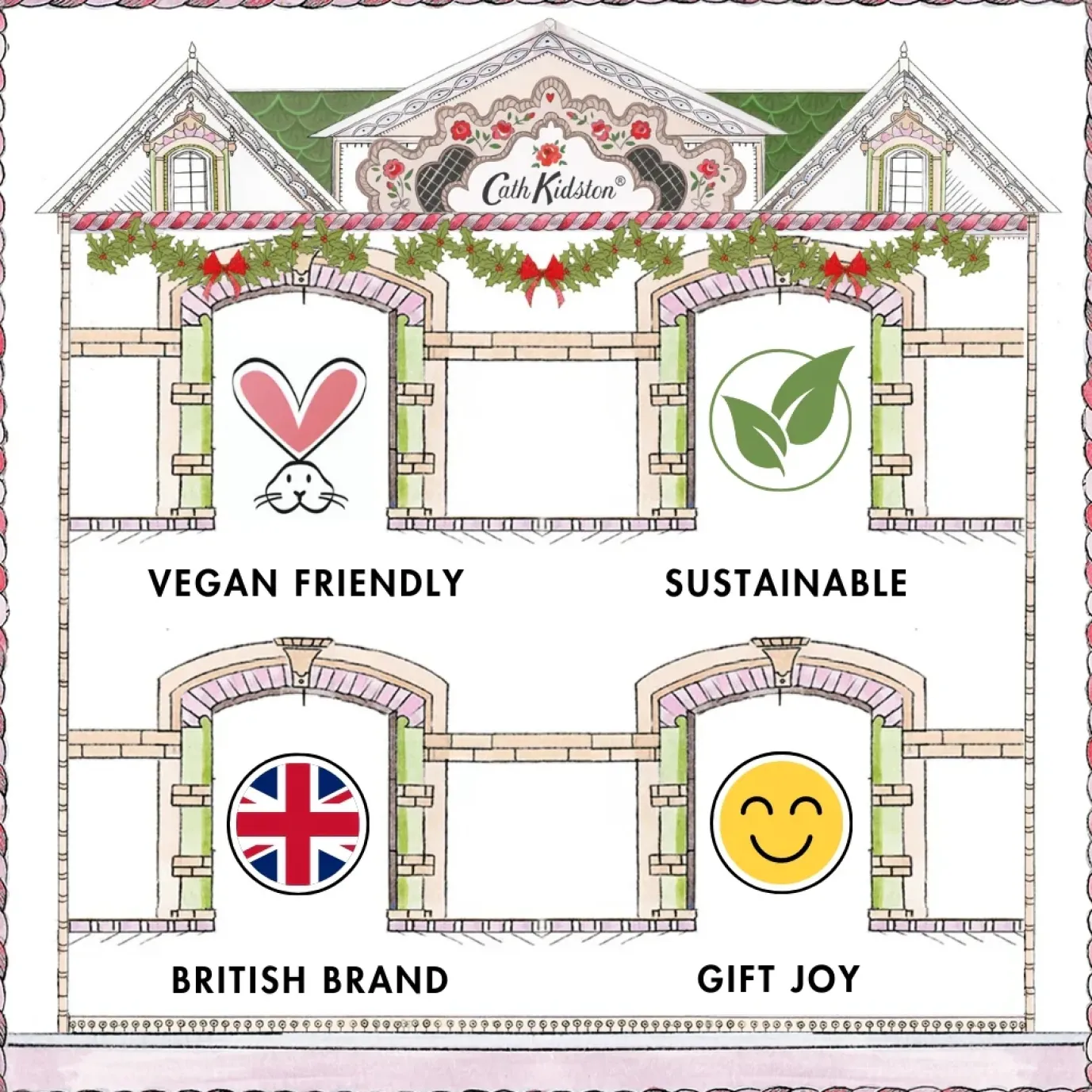 Cath Kidston 2024 A Doll's House Advent Calendar