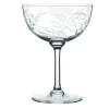 Champagne Saucer with Ferns Design by The Vintage List